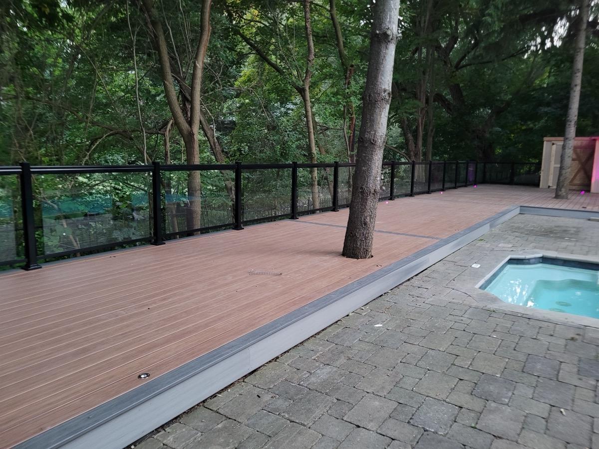 Composite Poolside Deck